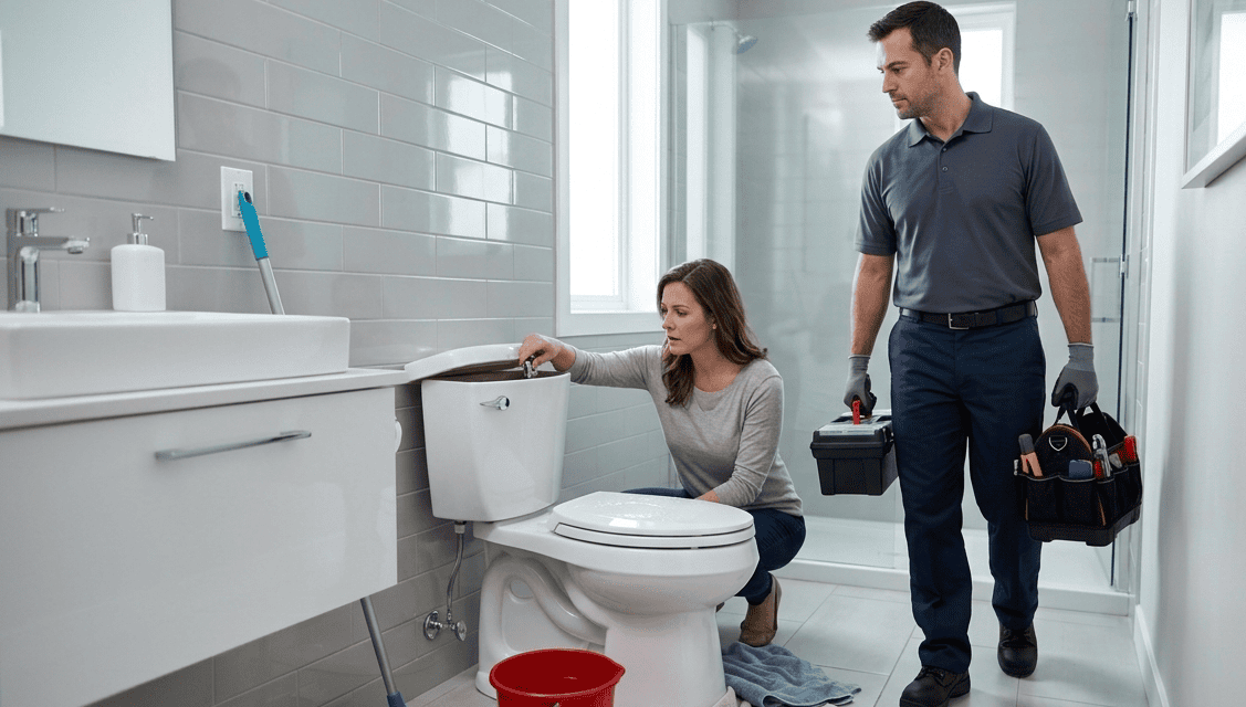 Toilet Won’t Stop Running or Overflowing? Emergency Fixes While You Wait for a Plumber
